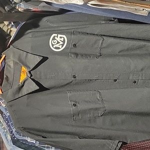 Gas monkey garage red cap work shirt XXL